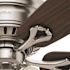 Hunter Oakhurst 52 In. LED Indoor Low Profile Brushed Nickel Ceiling Fan