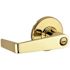 Kwikset KINGSTON PRIVACY LEVER UL, POLISHED BRASS