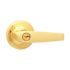 Kwikset Kingston Keyed Entry Door Lever in Polished Brass