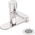 Symmons Scot Single-Handle Single Hole Metering Bathroom Faucet with Grid Drain and Optional 4 in. Deck Plate in Chrome