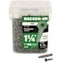 Backer-On #9 x 1-1/4 in. Serrated Flat Head Star Drive Cement Board Screws (750-Pack)