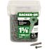 Backer-On #9 x 1-5/8 in. Serrated Flat Head Star Drive Cement Board Screws (575-Pack)