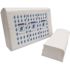 GEN Multi-Fold Paper Towels, 1-Ply, White, (334 Towels/Pack, 12-Packs/Carton)
