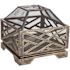 Fire Sense Catalano 26 in. Square Steel Fire Pit
