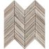 MSI Palisandro Chevron 12 in. x 12 in. x 0.38 in. Polished Marble Mesh-Mounted Mosaic Floor and Wall Tile (10 sq. ft./Case)