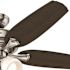 Hunter Channing 52 in. Indoor LED Brushed Nickel Ceiling Fan with Light