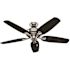 Hunter Channing 52 in. Indoor LED Brushed Nickel Ceiling Fan with Light