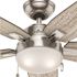 Hunter Antero 46 In. LED Indoor Brushed Nickel Ceiling Fan With Light