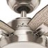 Hunter Antero 46 In. LED Indoor Brushed Nickel Ceiling Fan With Light