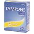 Control Pearl Tampons 20/Box and 12 Boxes/Case