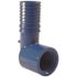 Apollo 3/4 in. x 1/2 in. Barb Insert Blue Twister Polypropylene x 90 Degree FPT Elbow Fitting