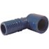 Apollo 3/4 in. x 1/2 in. Barb Insert Blue Twister Polypropylene x 90 Degree FPT Elbow Fitting