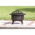Fire Sense Alpina 30 in. Round Steel Fire Pit with Slate Top