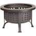 Fire Sense Alpina 30 in. Round Steel Fire Pit with Slate Top
