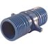 Apollo 1-1/4 in. x 1-1/4 in. Barb Insert Blue Twister Polypropylene Coupling Fitting