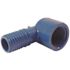 Apollo 3/4 in. Barb Insert Blue Twister Polypropylene 90-Degree x FPT Elbow Fitting
