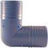 Apollo 1-1/2 in. Barb Insert Blue Twister Polypropylene 90-Degree Elbow Fitting