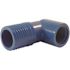 Apollo 1 in. x 1/2 in. Barb Insert Blue Twister Polypropylene 90-Degree x FPT Elbow Fitting
