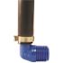 Apollo 1/2 in. Barb Insert Blue Twister Polypropylene 90-Degree x MPT Elbow Fitting