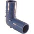 Apollo 1 in. Barb Insert Blue Twister Polypropylene 90-Degree Elbow Fitting