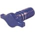 Apollo 1/2 in. Barb Insert Blue Twister Polypropylene Plug Fitting