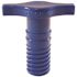 Apollo 1/2 in. Barb Insert Blue Twister Polypropylene Plug Fitting