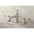 Kingston Brass Naples Lever 8 in. Widespread 2-Handle Mid-Arc Bathroom Faucet in Chrome