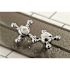 Kingston Brass English Cross 8 in. Widespread 2-Handle Mid-Arc Bathroom Faucet in Chrome