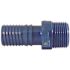 Apollo 3/4 in. Barb Insert Blue Twister Polypropylene x MPT Adapter Fitting