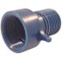Apollo 1-1/2 in. Barb Insert Blue Twister Polypropylene Twister x FPT Adapter Fitting