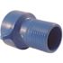 Apollo 1-1/2 in. Barb Insert Blue Twister Polypropylene Twister x FPT Adapter Fitting