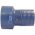 Apollo 1-1/2 in. Barb Insert Blue Twister Polypropylene Twister x FPT Adapter Fitting