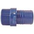 Apollo 1-1/4 in. Barb Insert Blue Twister Polypropylene x MPT Adapter Fitting