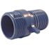 Apollo 1-1/2 in. Barb Insert Blue Twister Polypropylene x MPT Adapter Fitting