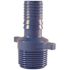 Apollo 3/4 in. Barb Insert Blue Twister Polypropylene x 1 in. MPT Adapter Fitting
