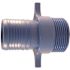 Apollo 1 in. Barb Insert Blue Twister Polypropylene x MPT Adapter Fitting