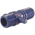 Apollo 3/4 in. x 1/2 in. Barb Insert Blue Twister Polypropylene Twister x MPT Adapter Fitting