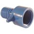 Apollo 1 in. Barb Insert Blue Twister Polypropylene x FPT Adapter Fitting