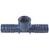 Apollo 3/4 in. x 1/2 in. Barb Insert Blue Twister Polypropylene x FPT Tee Fitting