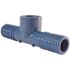Apollo 3/4 in. x 1/2 in. Barb Insert Blue Twister Polypropylene x FPT Tee Fitting