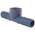 Apollo 3/4 in. Barb Insert Blue Twister Polypropylene x FPT Tee Fitting