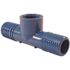 Apollo 1 in. x 3/4 in. Barb Insert Blue Twister Polypropylene x FPT Tee Fitting
