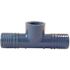 Apollo 1 in. x 3/4 in. Barb Insert Blue Twister Polypropylene x FPT Tee Fitting
