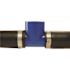 Apollo 1 in. x 3/4 in. Barb Insert Blue Twister Polypropylene x FPT Tee Fitting
