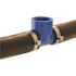 Apollo 1 in. x 3/4 in. Barb Insert Blue Twister Polypropylene x FPT Tee Fitting