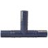 Apollo 1/2 in. Barb Insert Blue Twister Polypropylene Tee Fitting