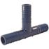Apollo 1/2 in. Barb Insert Blue Twister Polypropylene Tee Fitting
