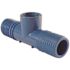 Apollo 1 in. x 1/2 in. Barb Insert Blue Twister Polypropylene x FPT Tee Fitting