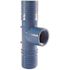 Apollo 1 in. x 1/2 in. Barb Insert Blue Twister Polypropylene x FPT Tee Fitting