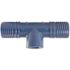 Apollo 1 in. x 1/2 in. Barb Insert Blue Twister Polypropylene x FPT Tee Fitting